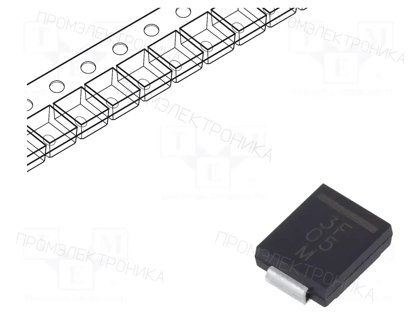 VISHAY VS-30BQ040-M3/9AT — Диоды Шотки SMD