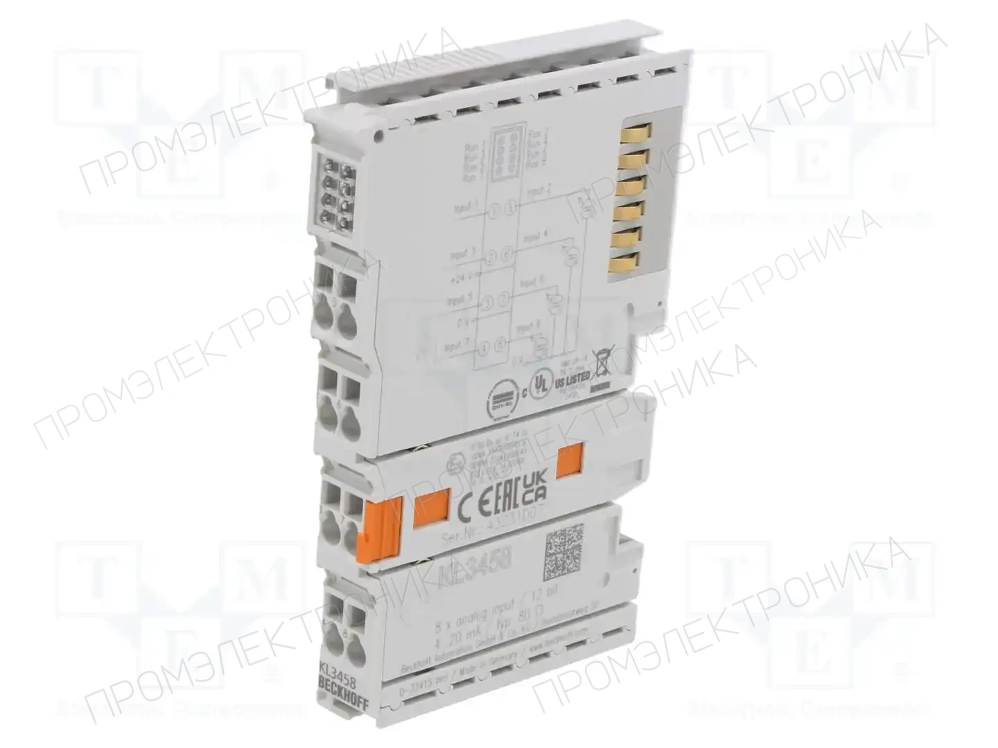 Beckhoff Automation KL3458 — Системы и модули ввода/вывода (I/O)