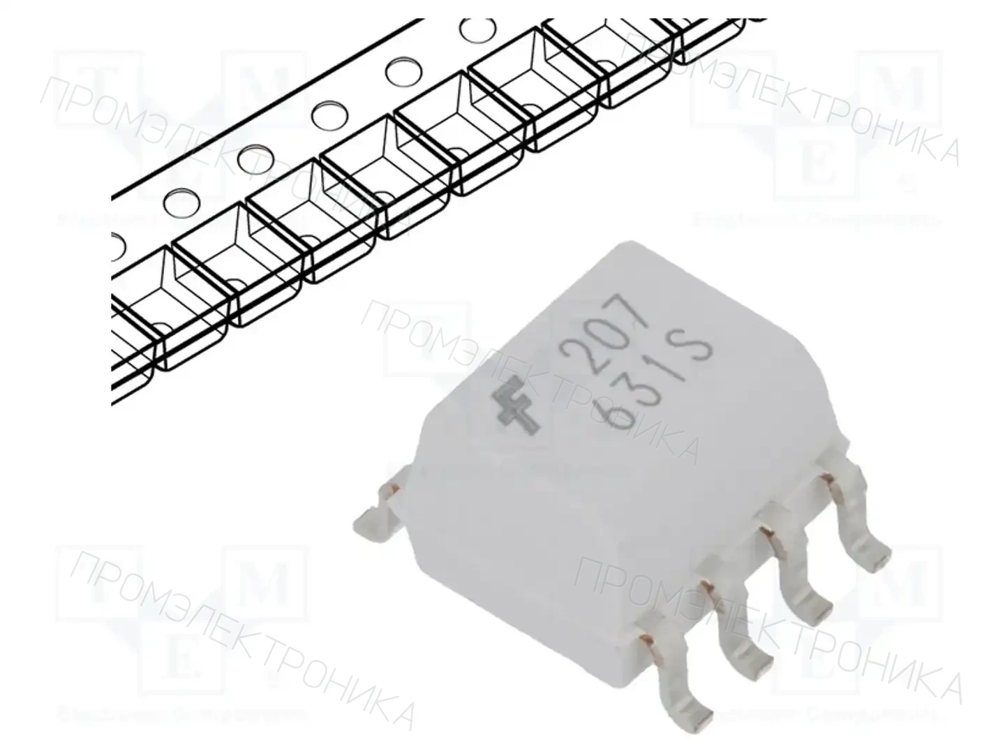 onsemi MOC207R2M — Оптроны – аналоговый выход