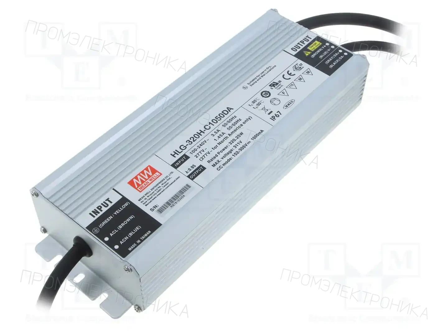 MEAN WELL HLG-320H-C1050DA — Блоки питания для LED