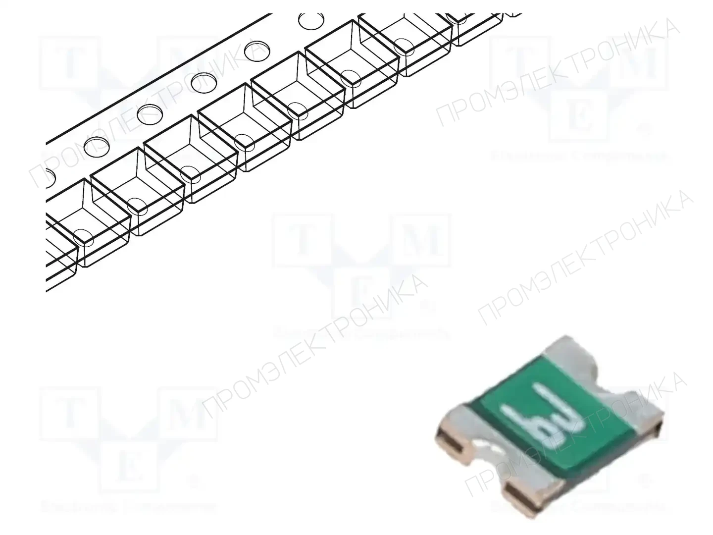 BEL FUSE 0ZCK0035FF2G — Предохранители полимерные SMD