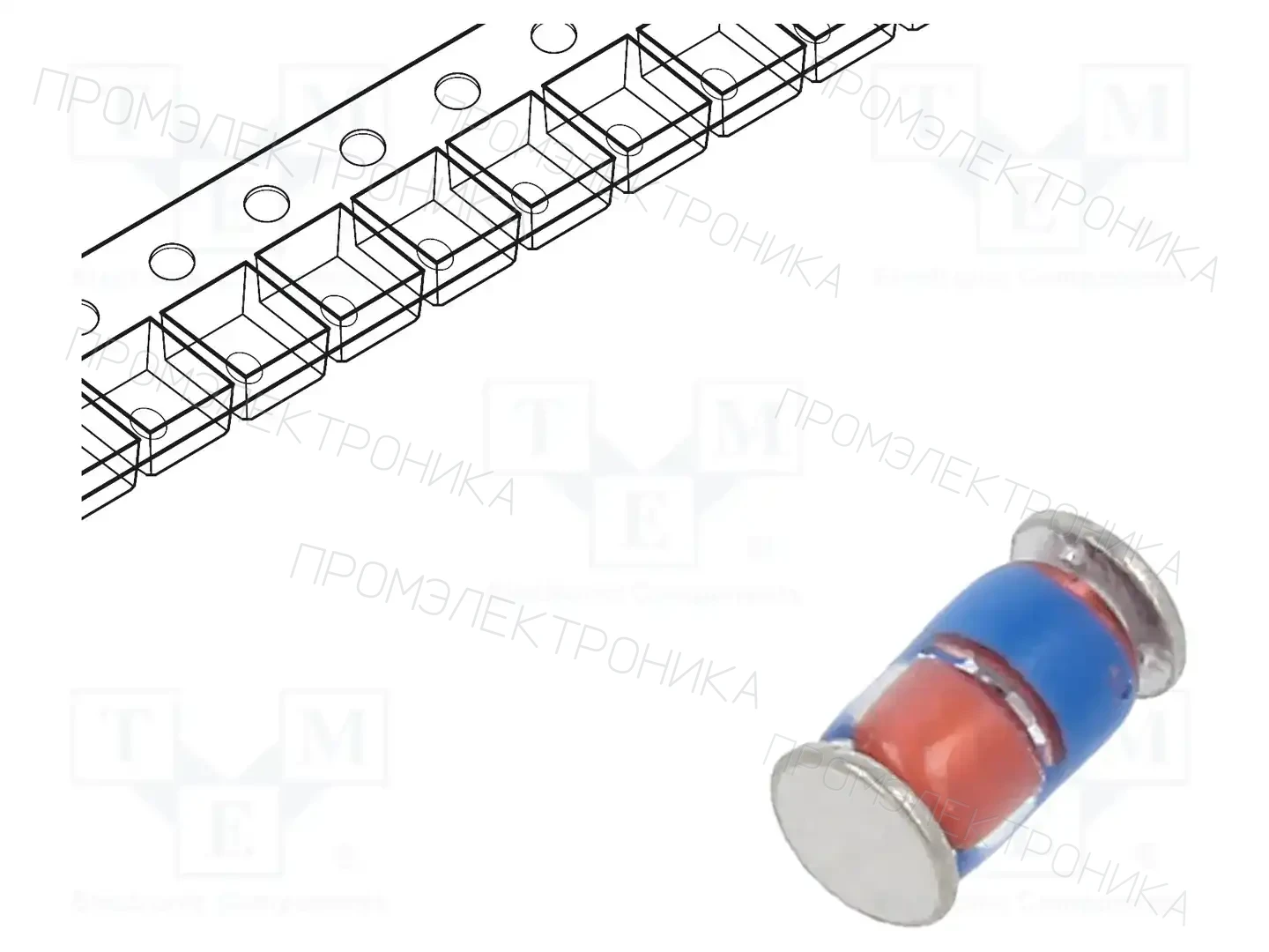 DC COMPONENTS DL4738A — Стабилитроны SMD