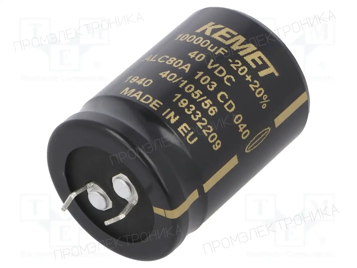 KEMET ALC80A103CD040 — Конденсаторы электролитические SNAP-IN