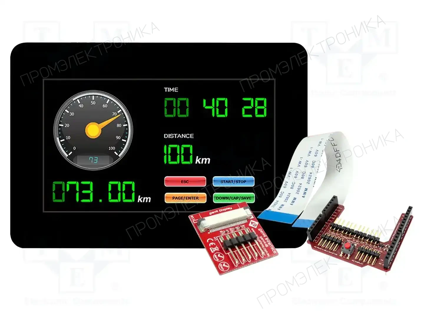 4D Systems GEN4-ULCD-43DCT-CLB-AR — Интеллигентные дисплеи