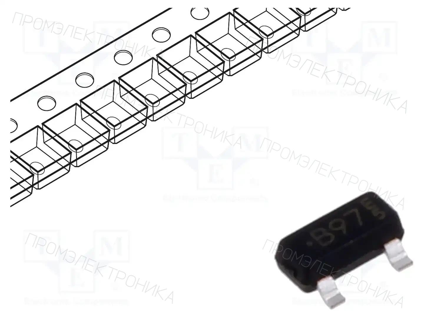 PanJit Semiconductor 2SB1197A_R1_00001 — Транзисторы PNP SMD