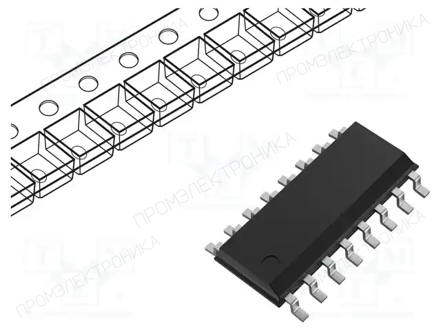 onsemi MC14514BDWR2G — Декодеры, мультиплексоры, переключатели