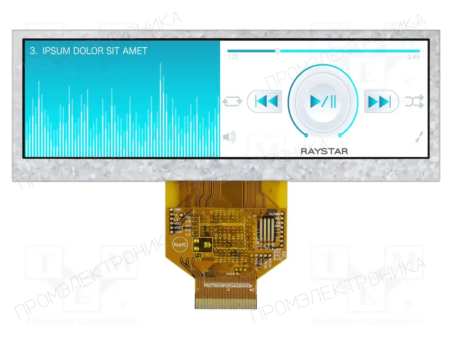 RAYSTAR OPTRONICS RFS520A-ALH-DNN — Дисплеи TFT