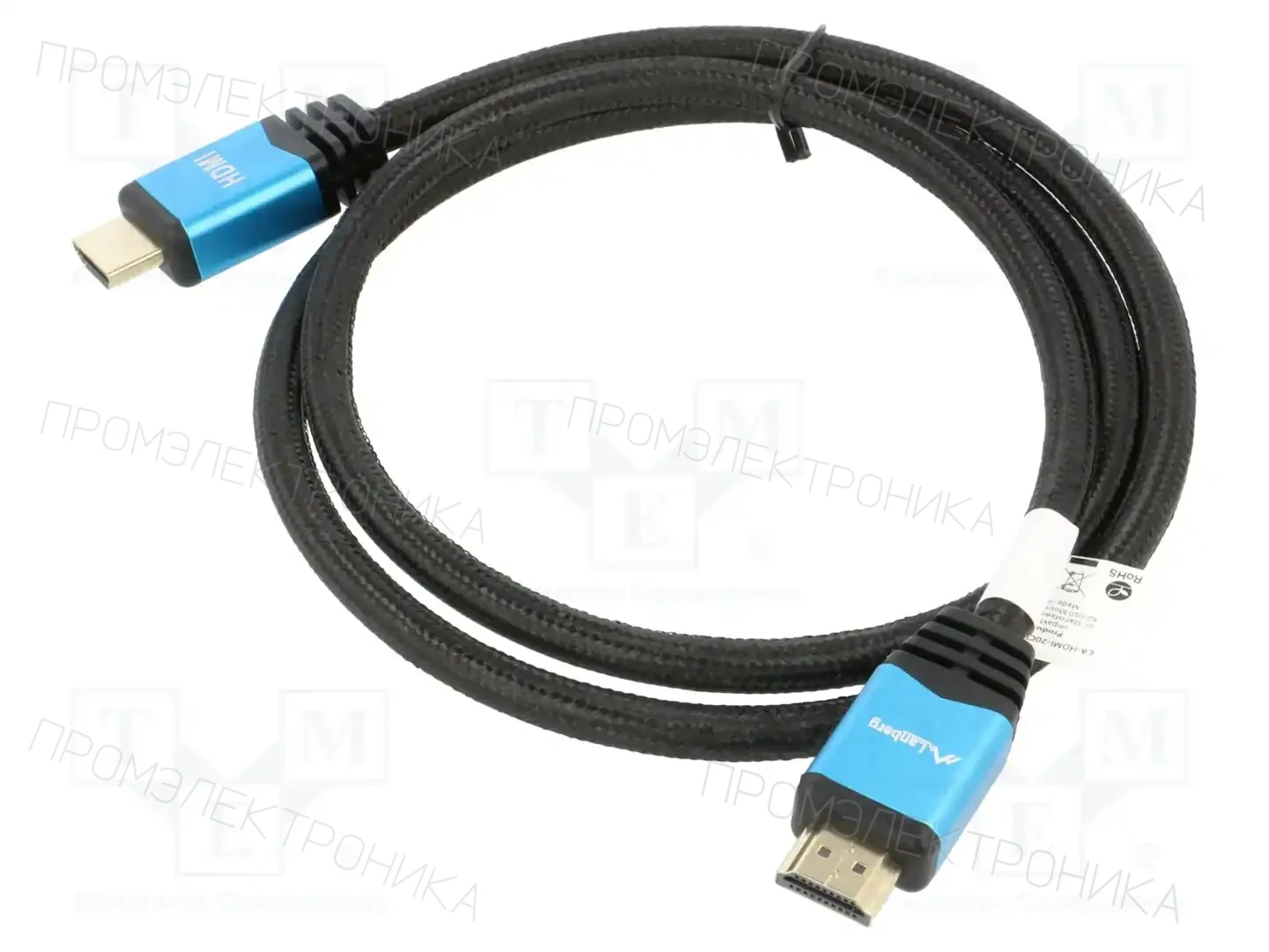LANBERG CA-HDMI-20CU-0010-BL — Кабели и адаптеры HDMI, DVI, DisplayPort