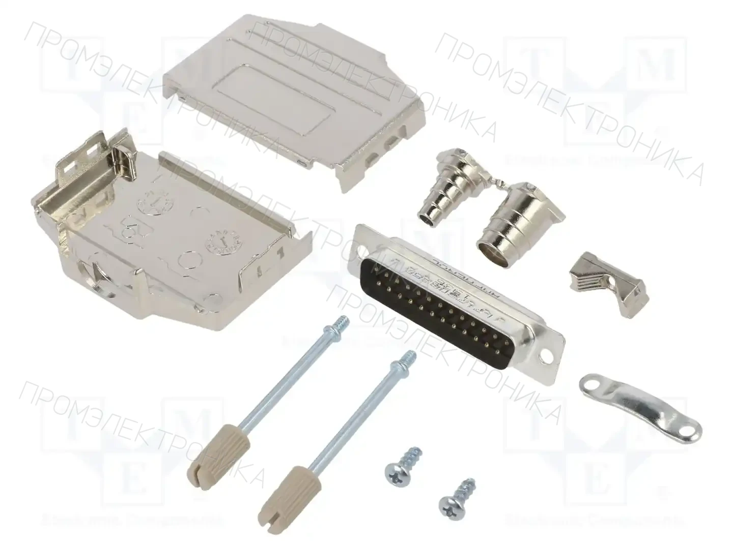 AMPHENOL COMMUNICATIONS SOLUTIONS L17DPPK25-M+L717SDB25P — Комплектные штекеры D-Sub