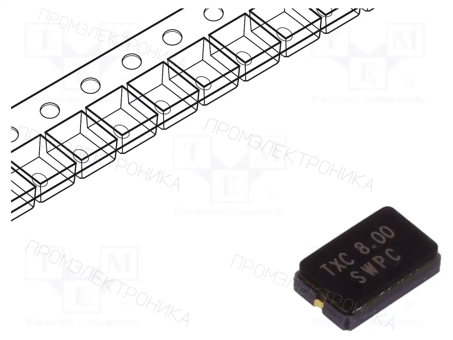 TXC AA-8.000MAGJ-T — Резонаторы и генераторы