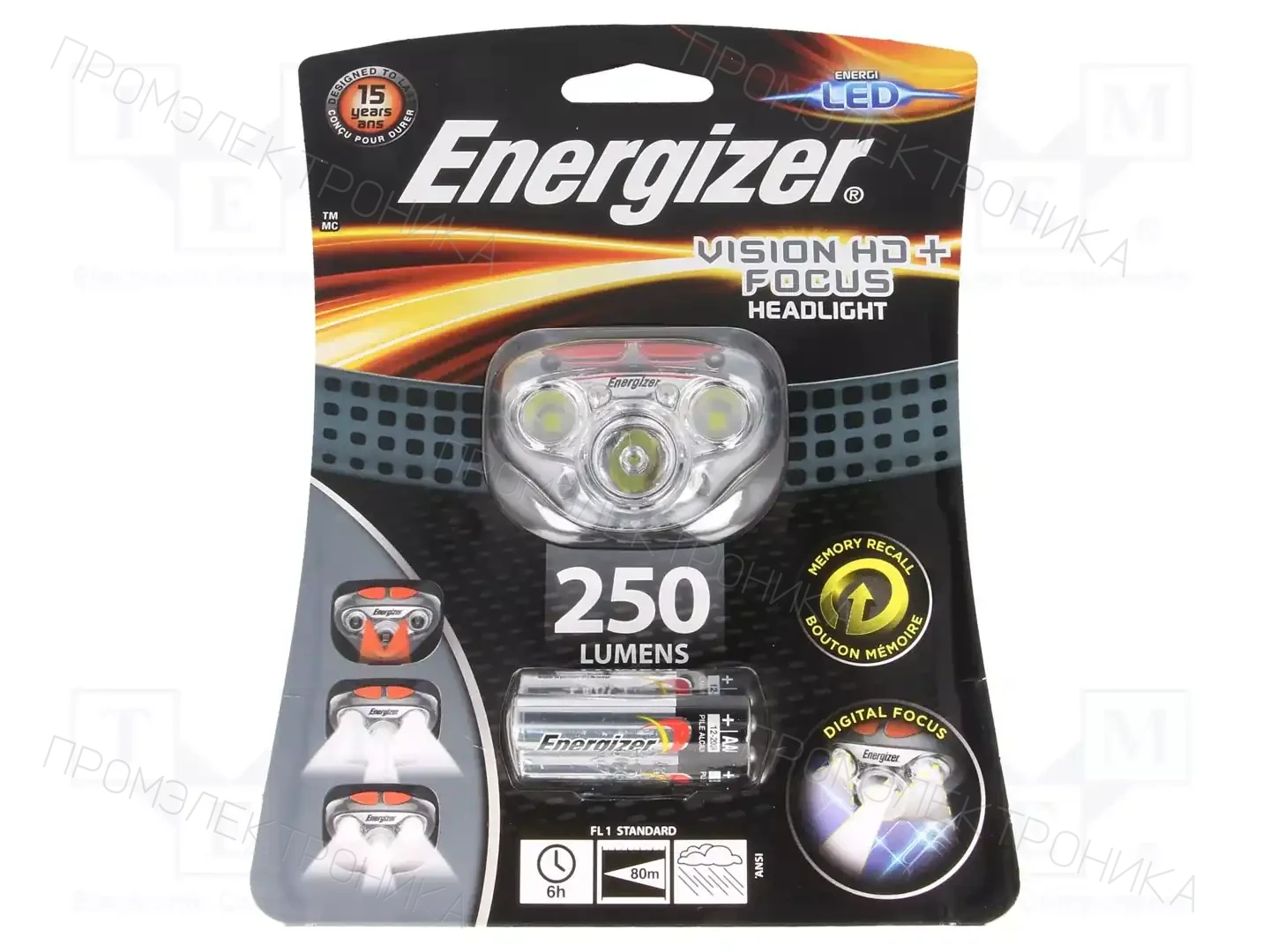 ENERGIZER VISION HD+ FOCUS — Фонарики