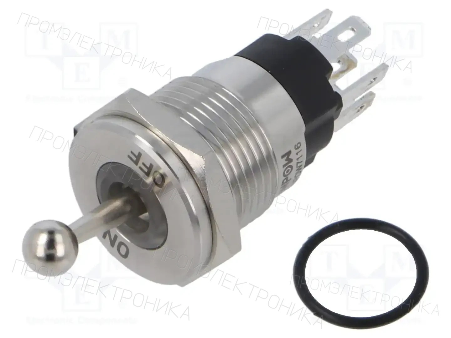 ONPOW ONPOW7116A1-11/2/41RGB/12V/S — Переключатели рычажные 7116A1-11/2/41RGB/12V/S