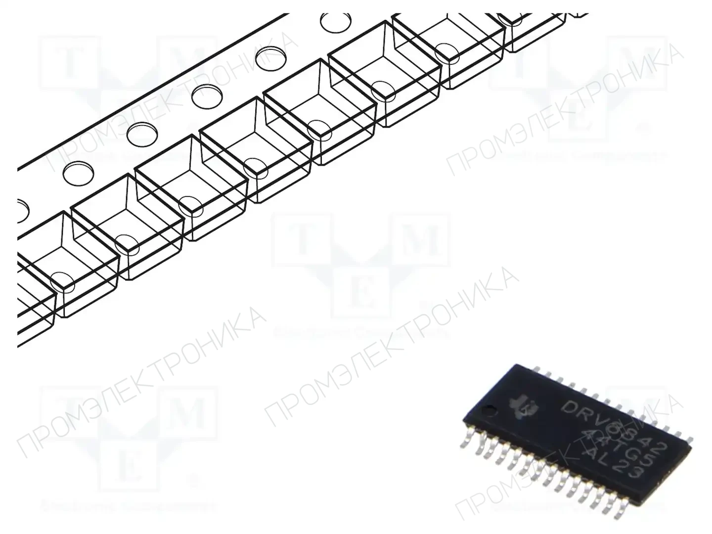 Texas Instruments DRV8842PWPR — Драйверы двигательные и ШИМ