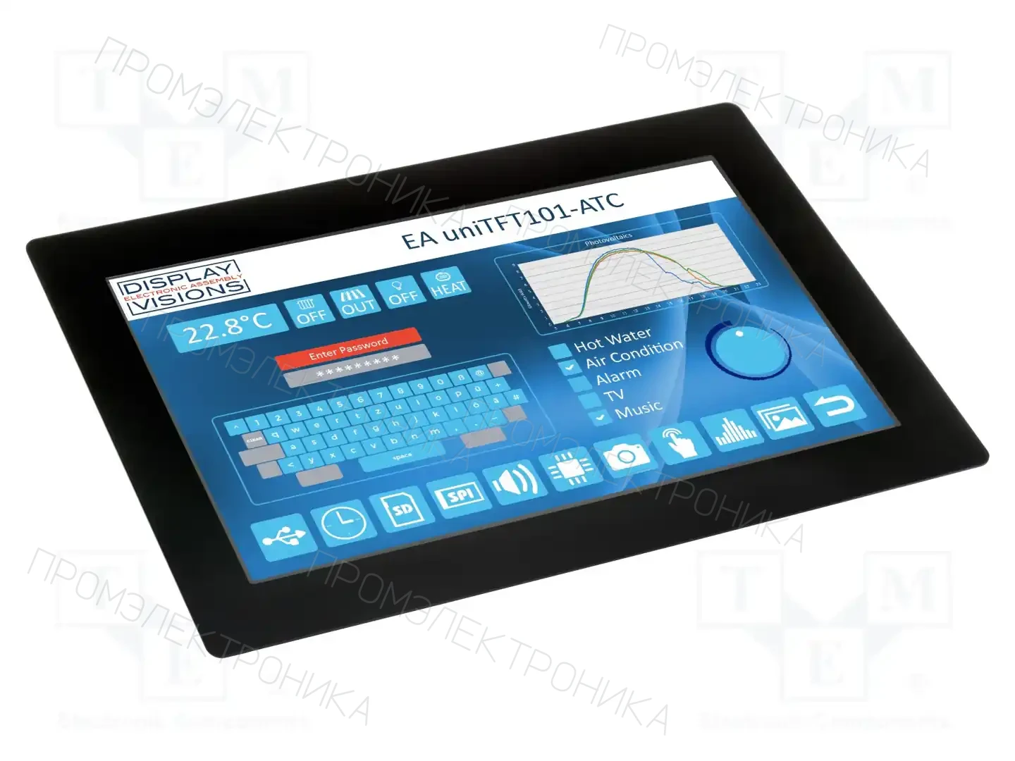 DISPLAY VISIONS EA UNITFT101-ATC — Интеллигентные дисплеи