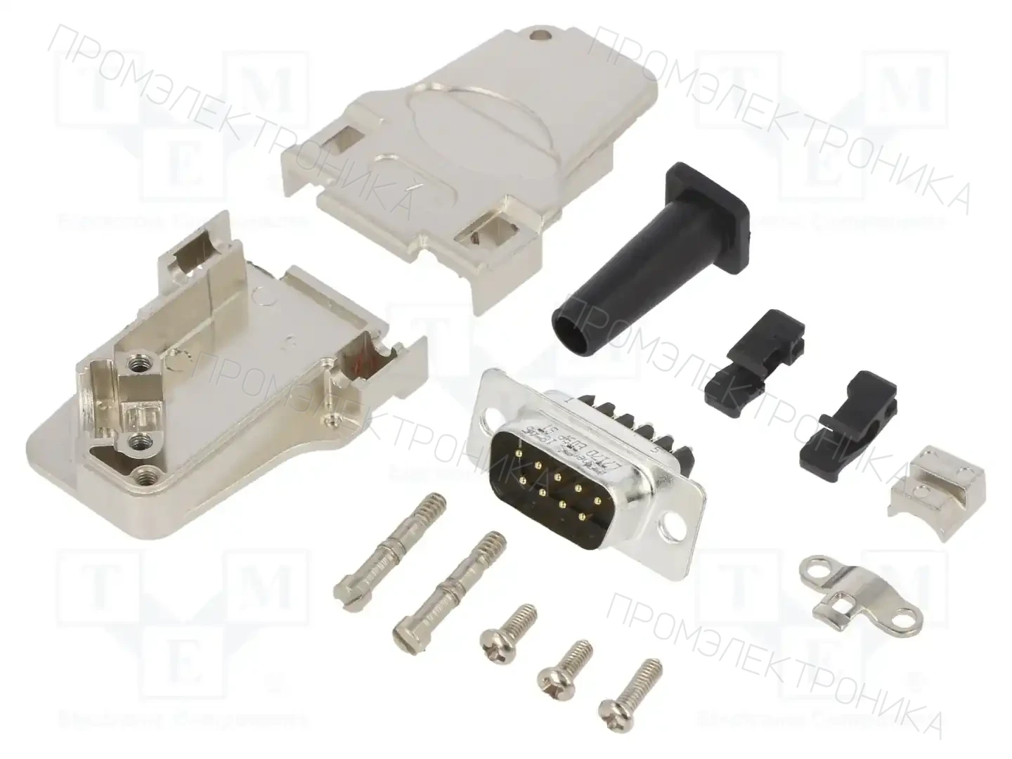 AMPHENOL COMMUNICATIONS SOLUTIONS L17D45ZF09-RG+L717DE09PST — Комплектные штекеры D-Sub