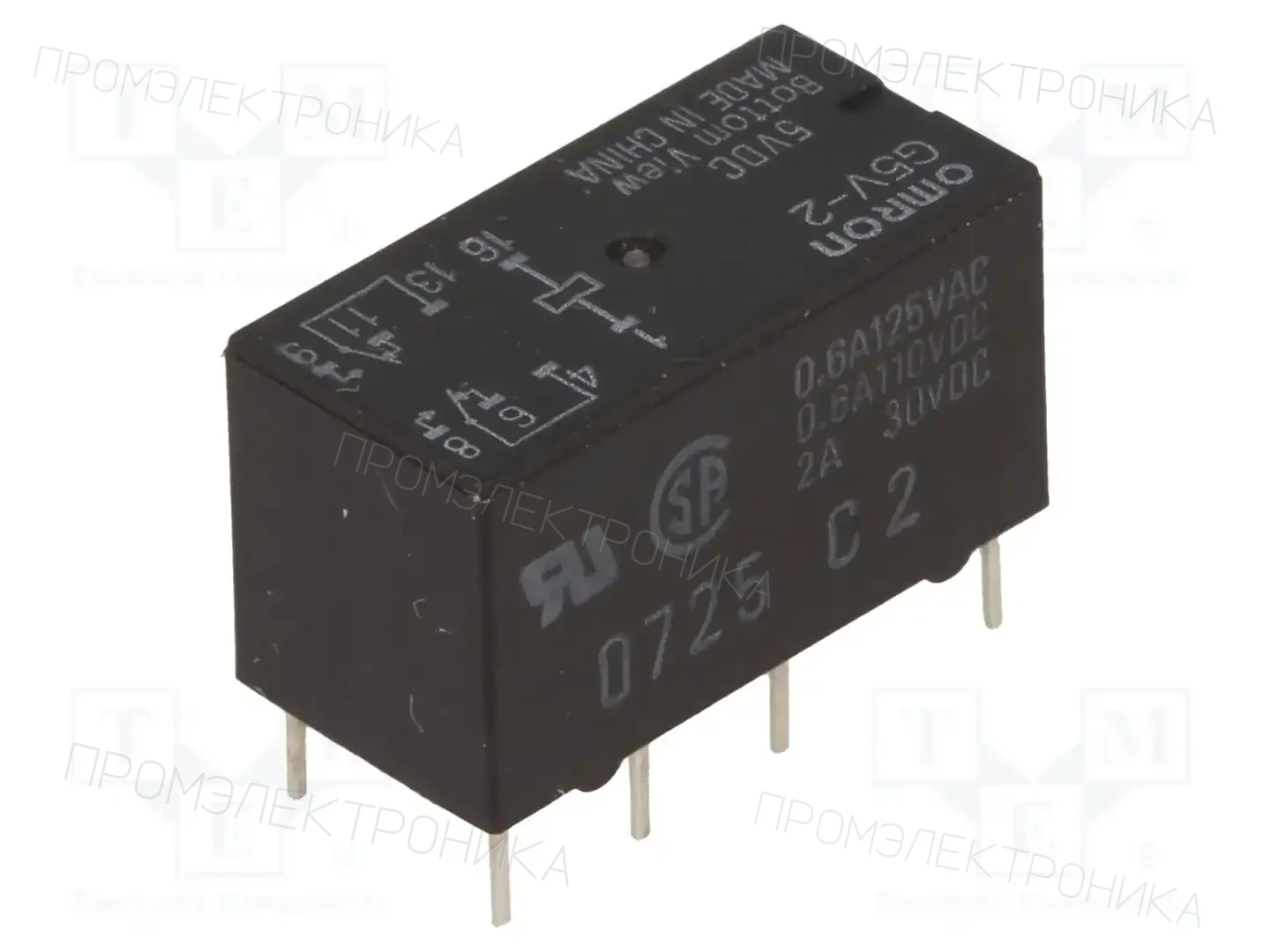 OMRON Electronic Components G5V-2-5VDC — Реле электромагн. миниатюрные