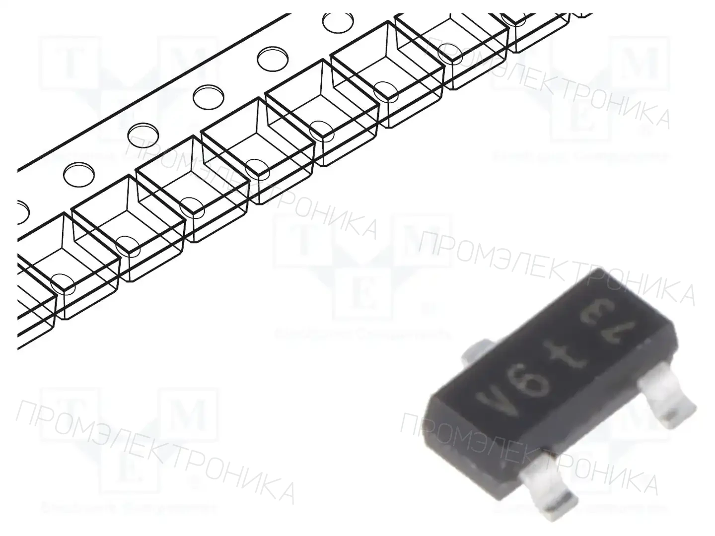NEXPERIA PESD15VL2BT,215 — Диоды защитные - сборки