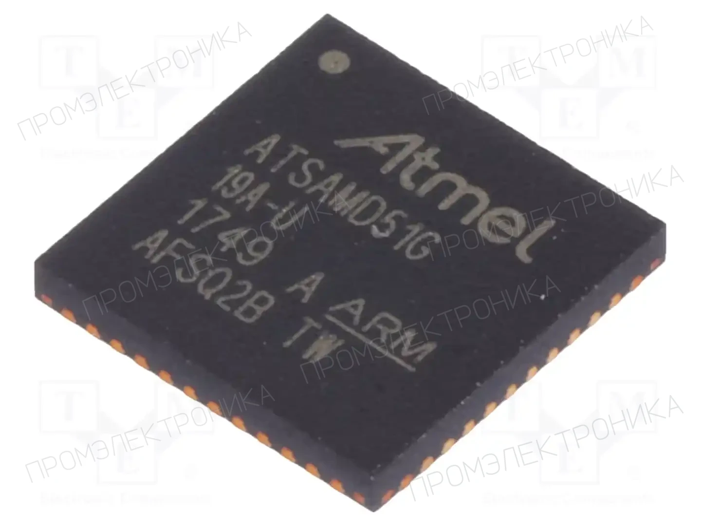 Microchip Technology ATSAMD51G19A-MU — Линейка ARM 32-bit