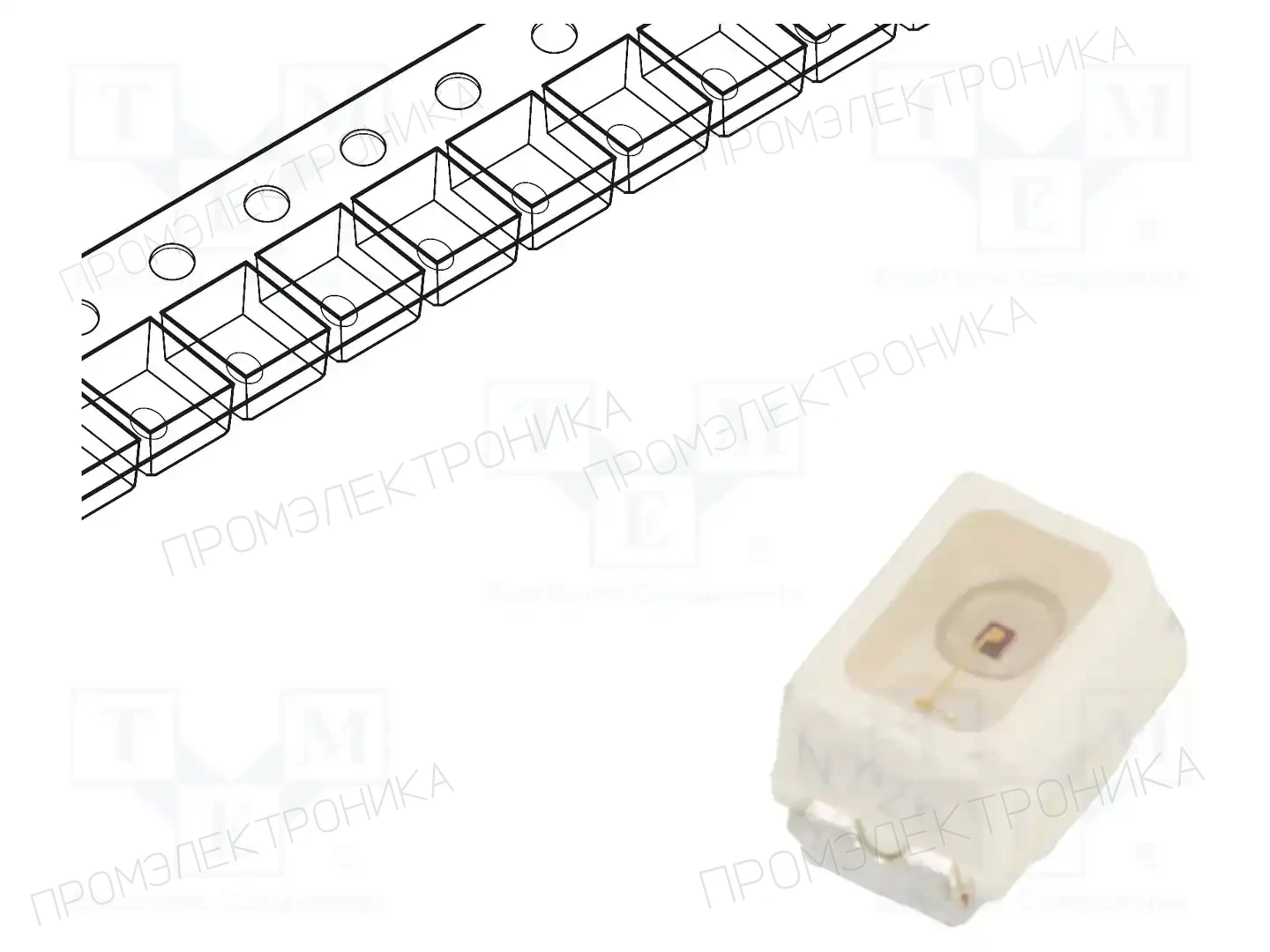 VISHAY VLMK23P2R1-GS08 — Светодиоды SMD цветные