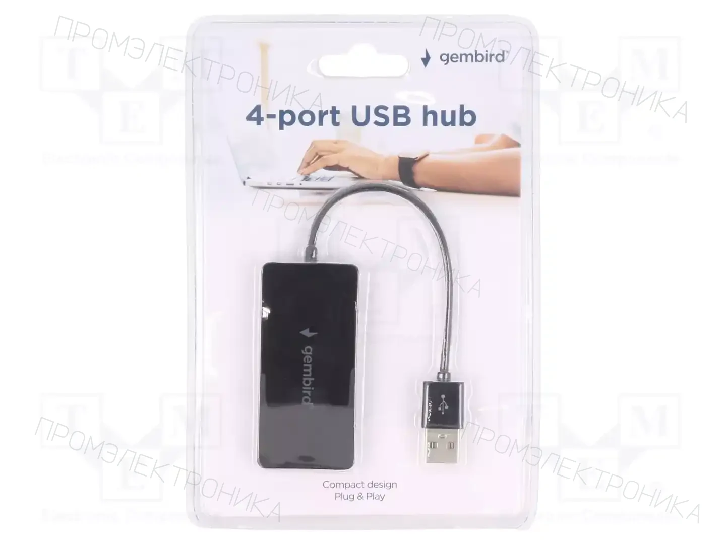 GEMBIRD UHB-U2P4-04 — Компьютерные адаптеры