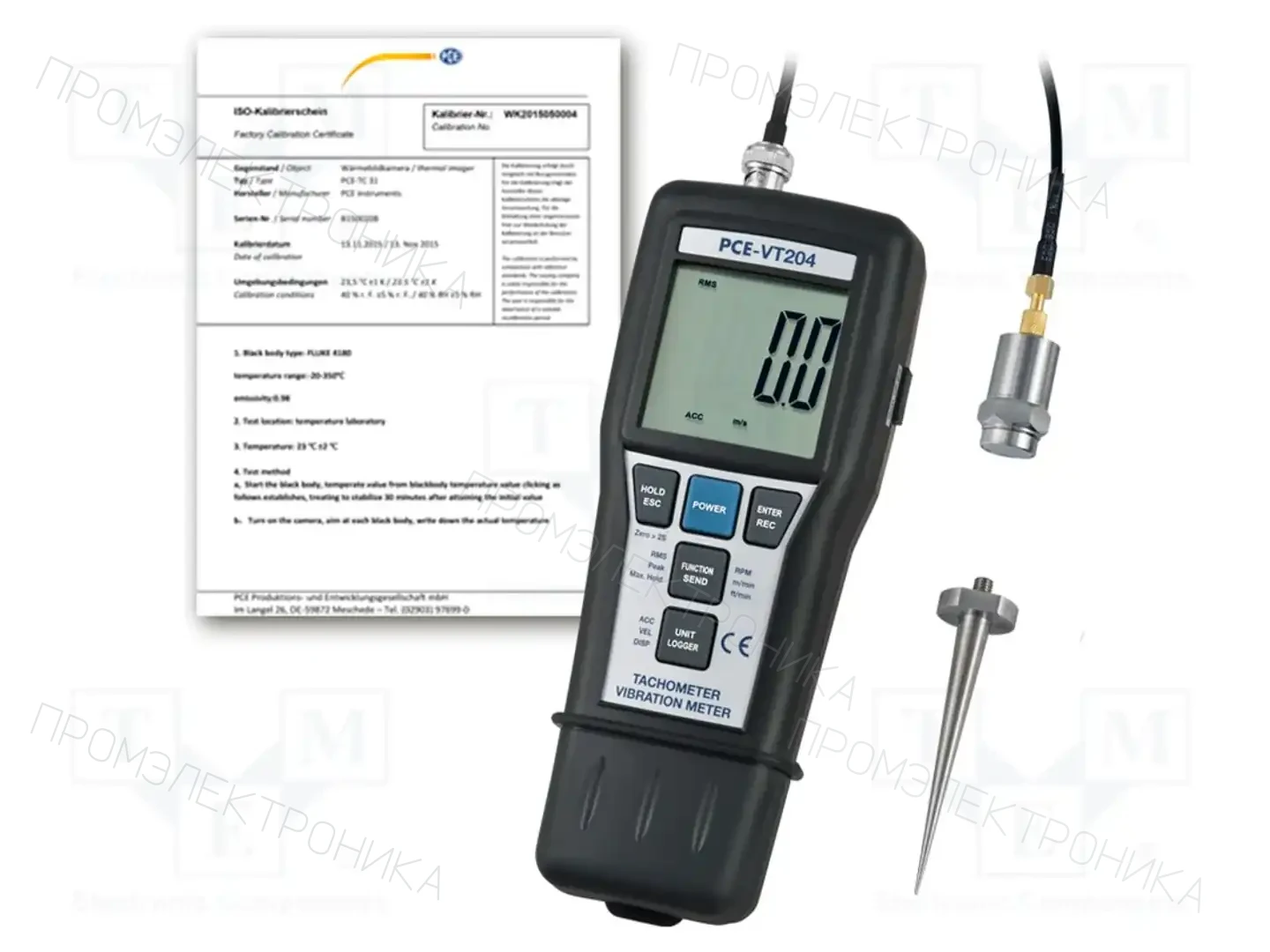 PCE INSTRUMENTS PCE-VT 204-ICA — Виброметры