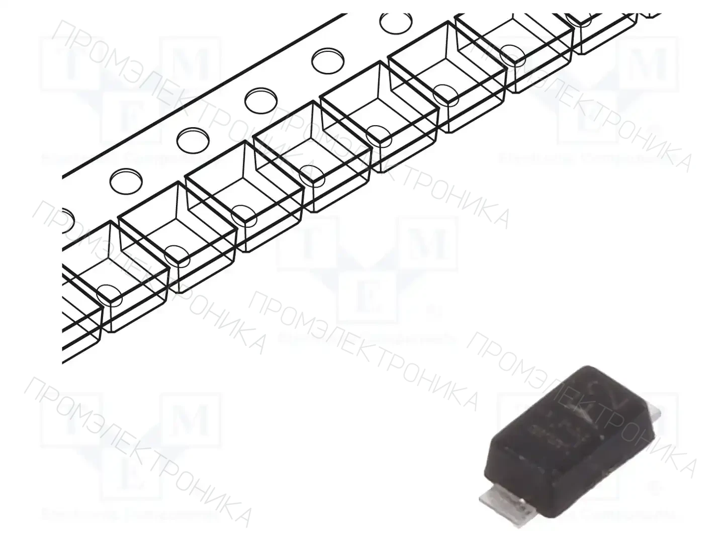 TOSHIBA CRF02(TE85L,Q,M) — Универсальные диоды SMD
