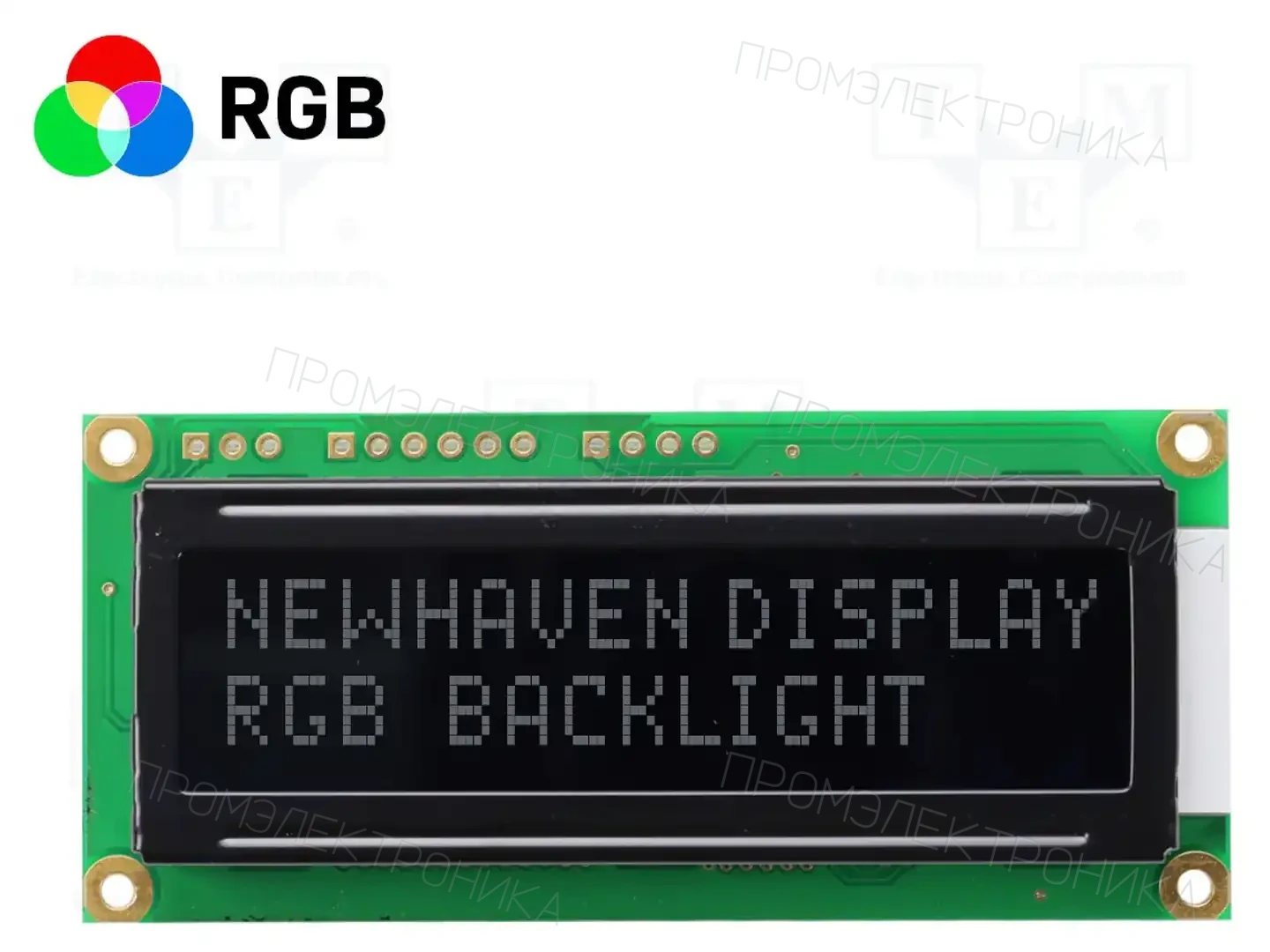 NEWHAVEN DISPLAY INTERNATIONAL NHD-0216K3Z-NS(RGB)-FBW-V3 — Дисплеи LCD буквенно-цифровые