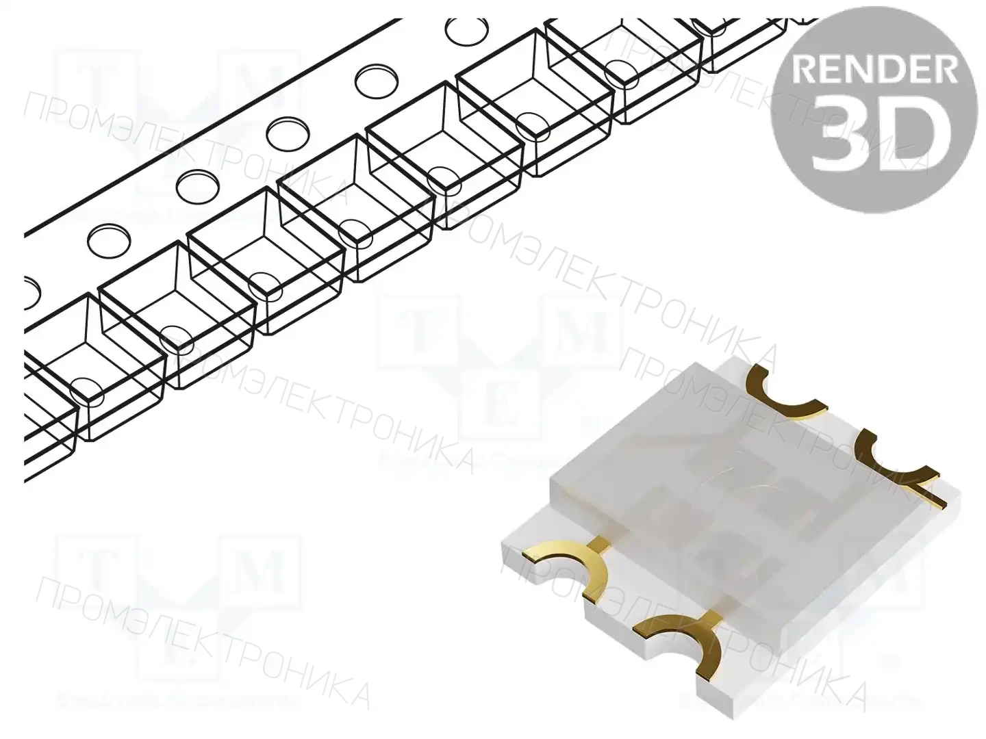 REFOND RF-W2S155TS-A37 — Светодиоды SMD цветные