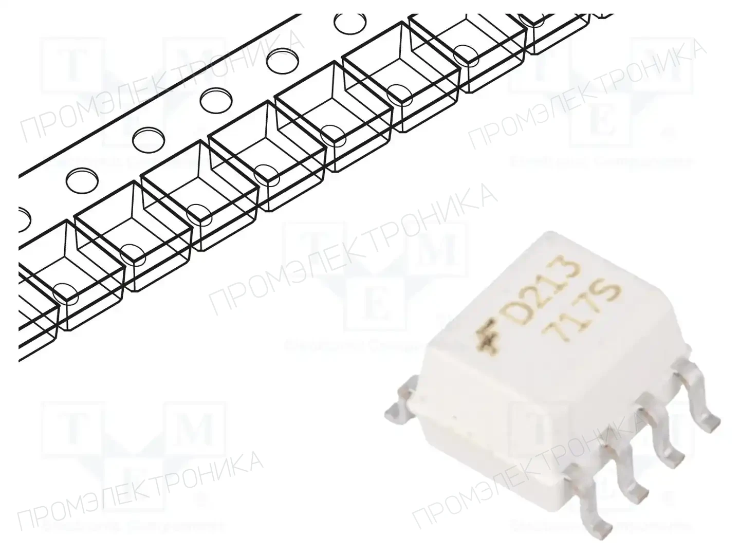 onsemi MOCD213M — Оптроны – аналоговый выход