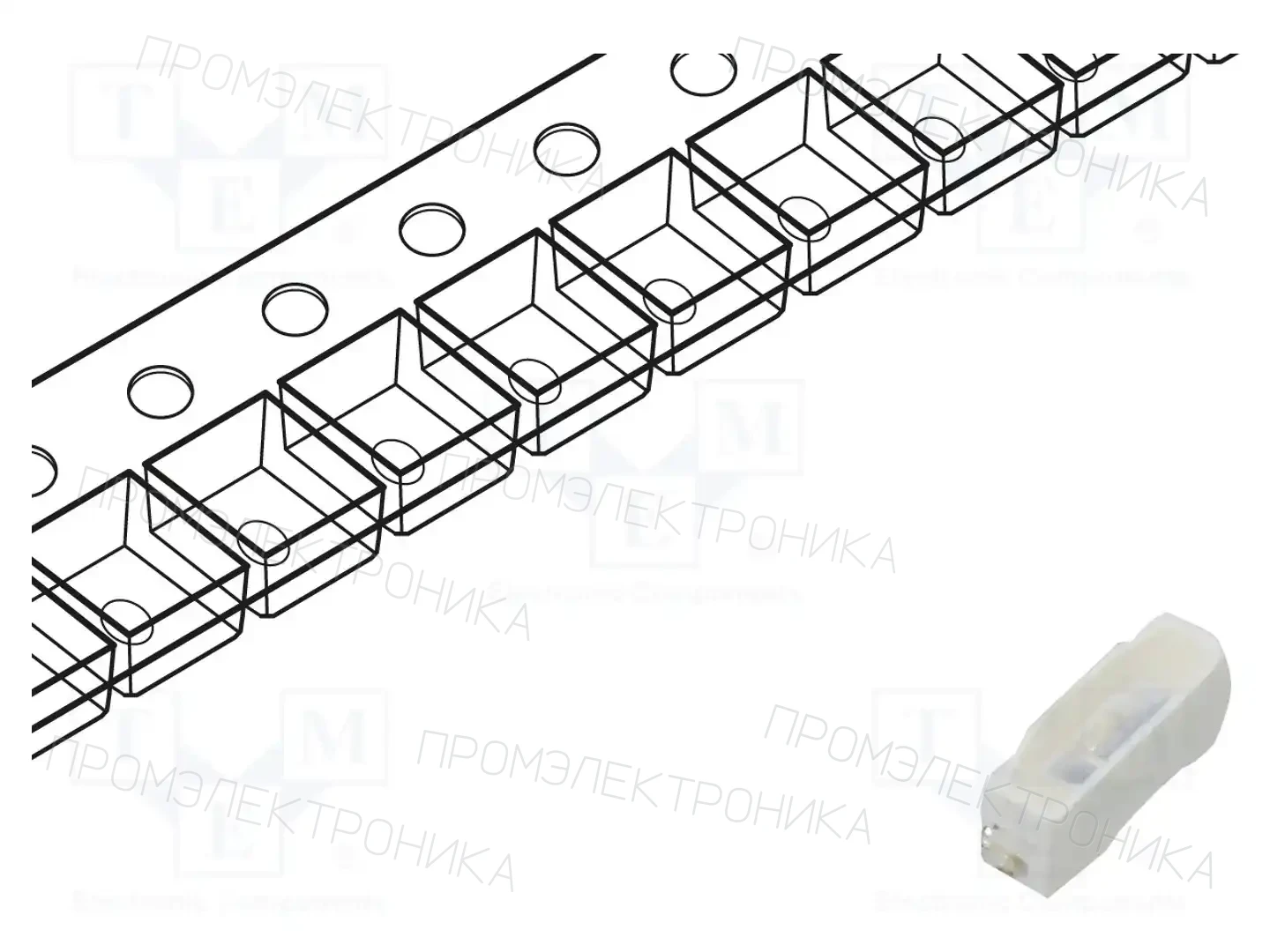 BRIGHTEK (EUROPE) N0M68S53ICSV — Светодиоды SMD цветные