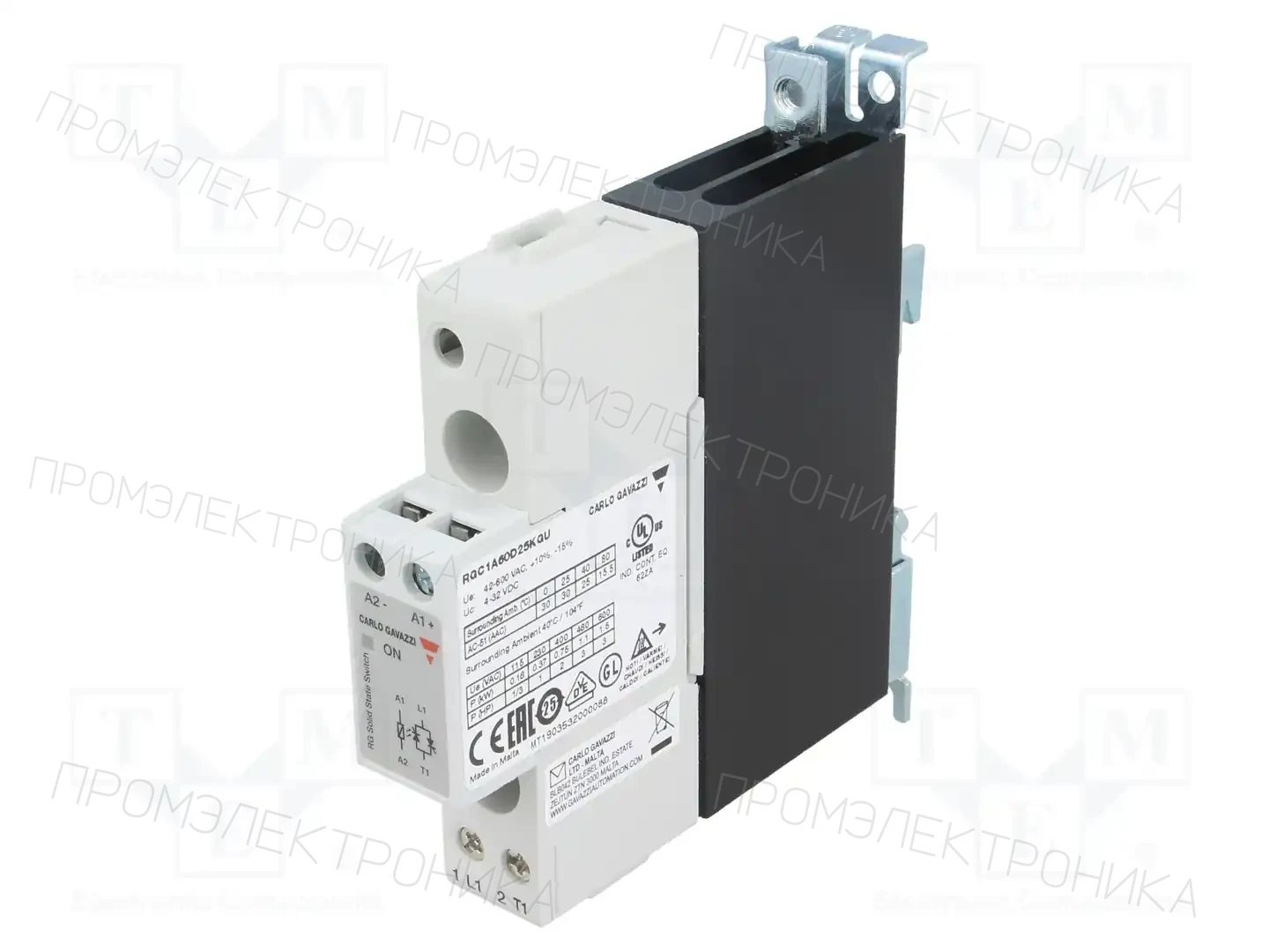 CARLO GAVAZZI RGC1A60D25KGU — Реле SSR однофазные