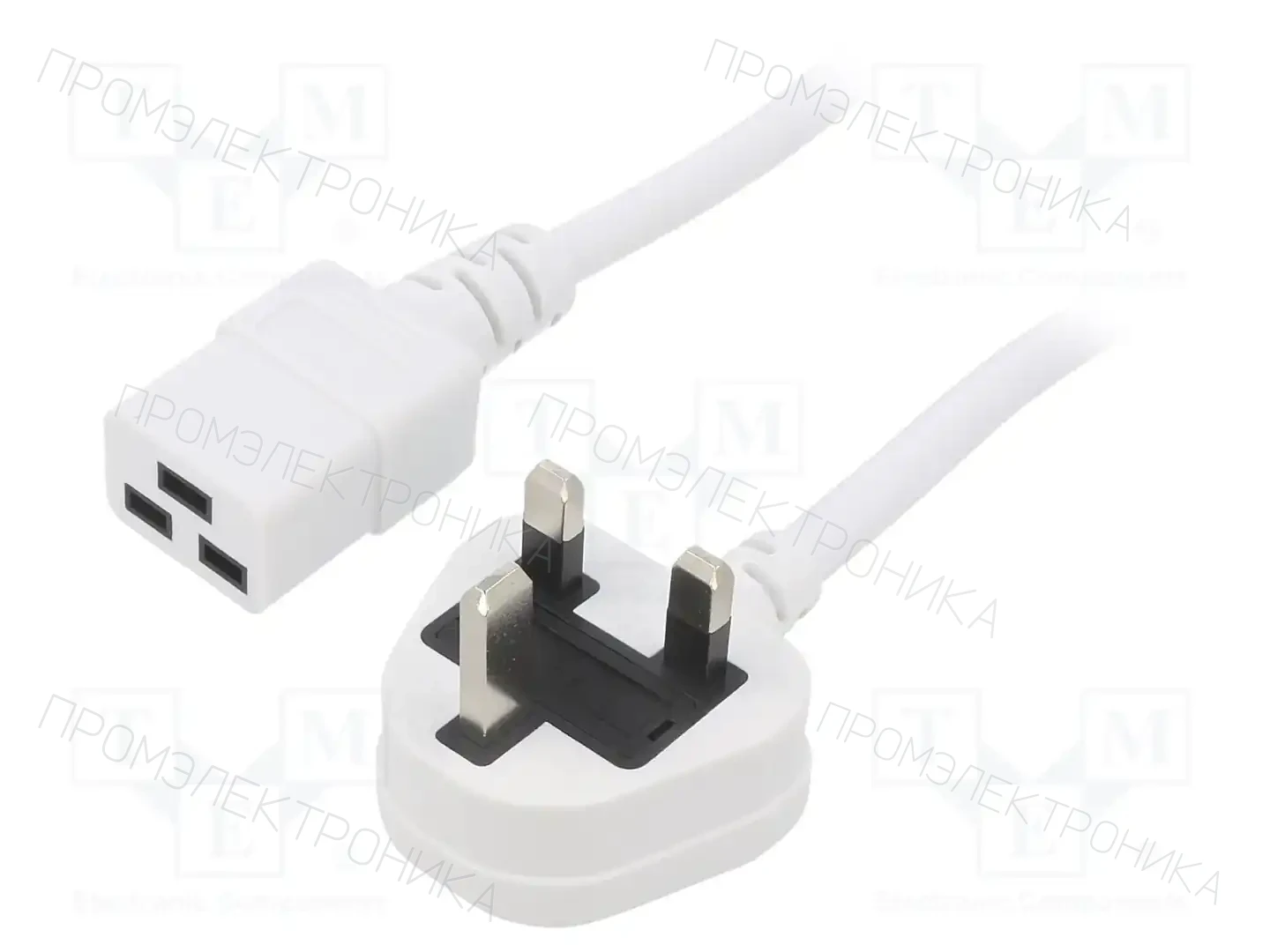 LIAN DUNG LT-318(3A)+549 3X1.5 WHT 1.8M — Кабели питания компьютерные и универс