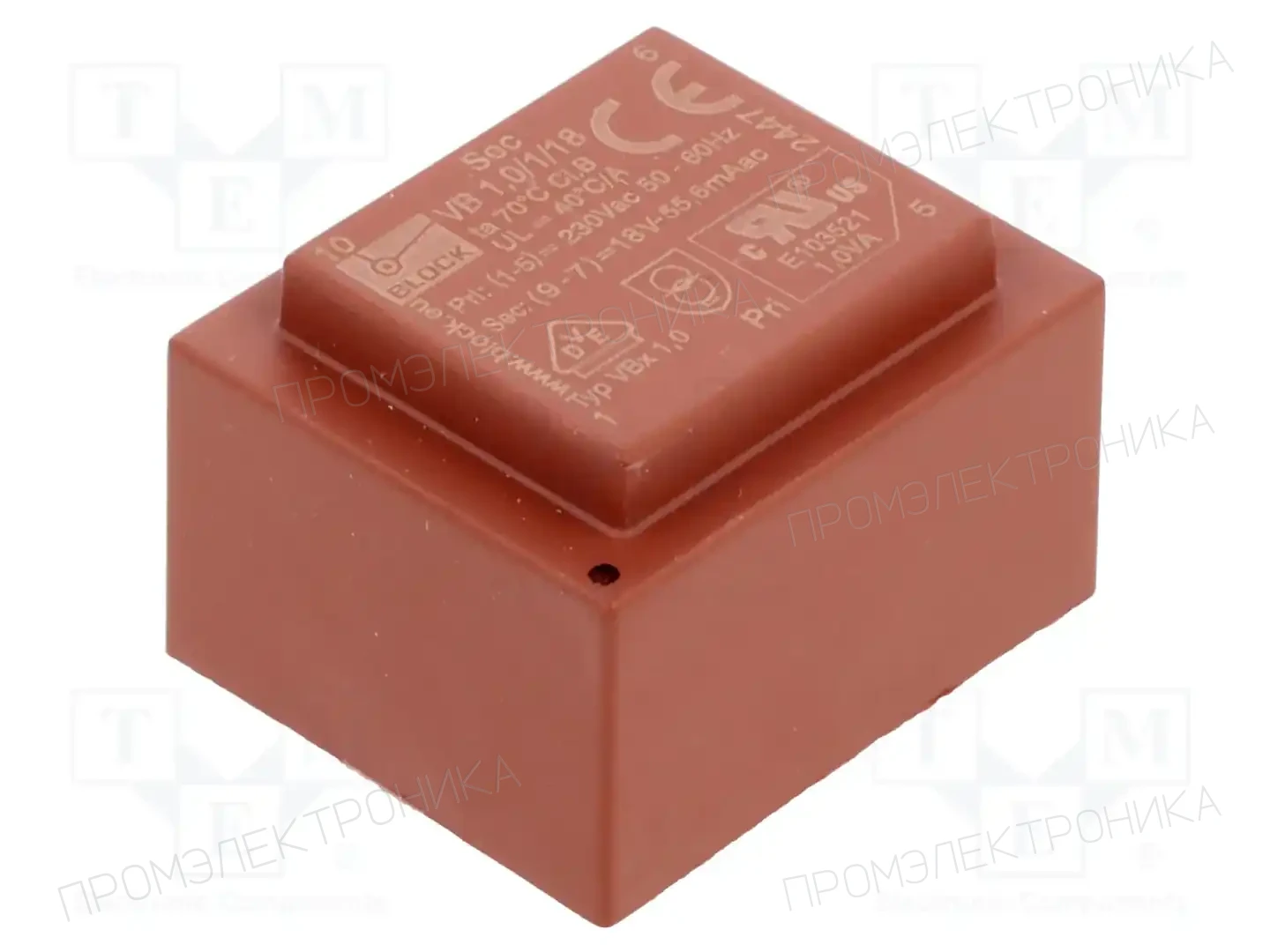 BLOCK VB 1,0/1/18 — Трансформаторы PCB