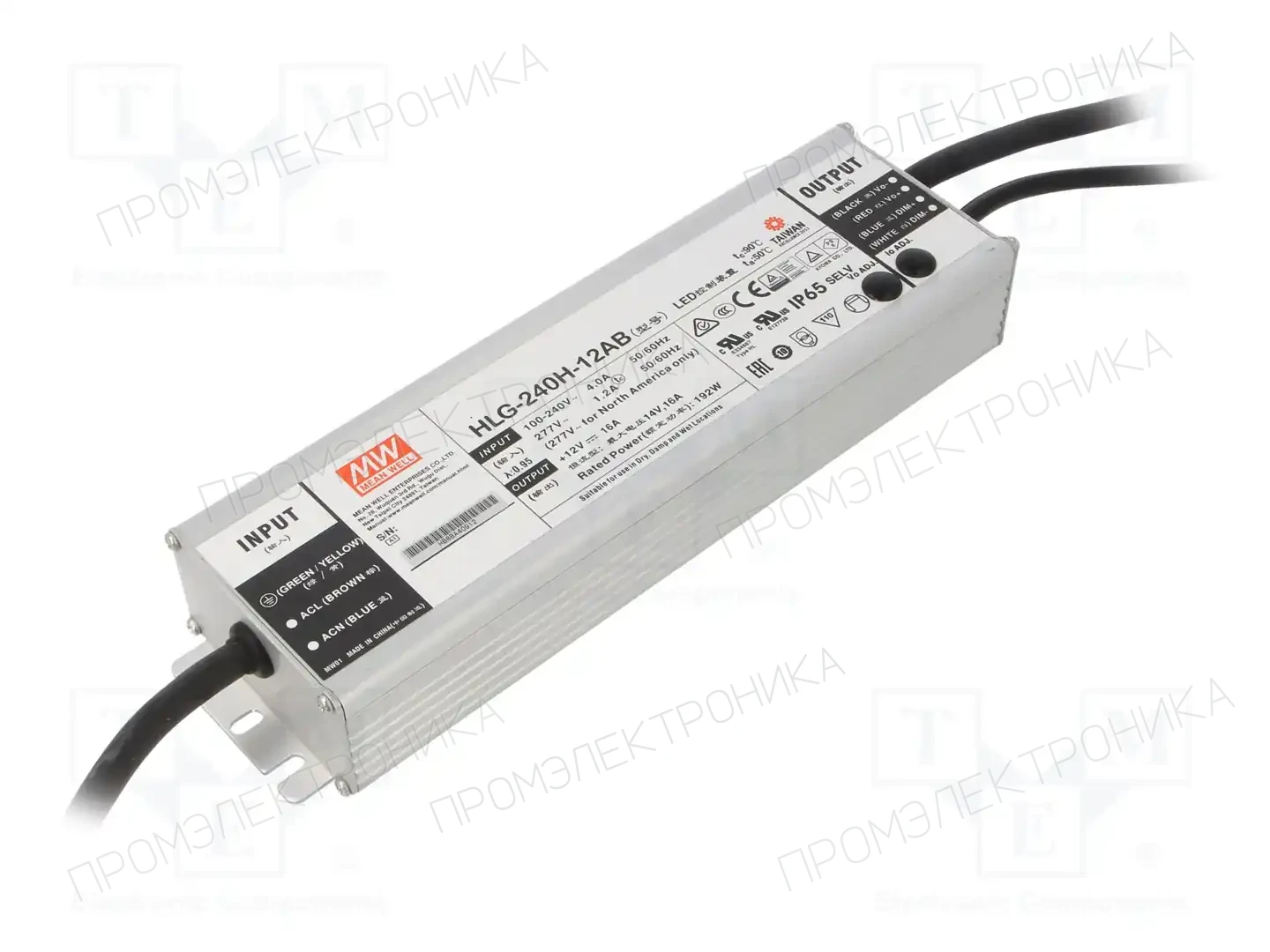 MEAN WELL HLG-240H-12AB — Блоки питания для LED