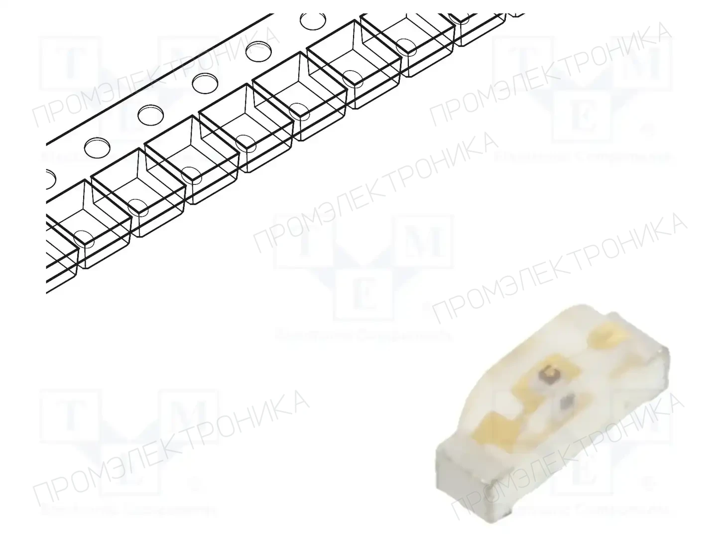 EVERLIGHT 12-215SURC/S530-A2/TR8 — Светодиоды SMD цветные