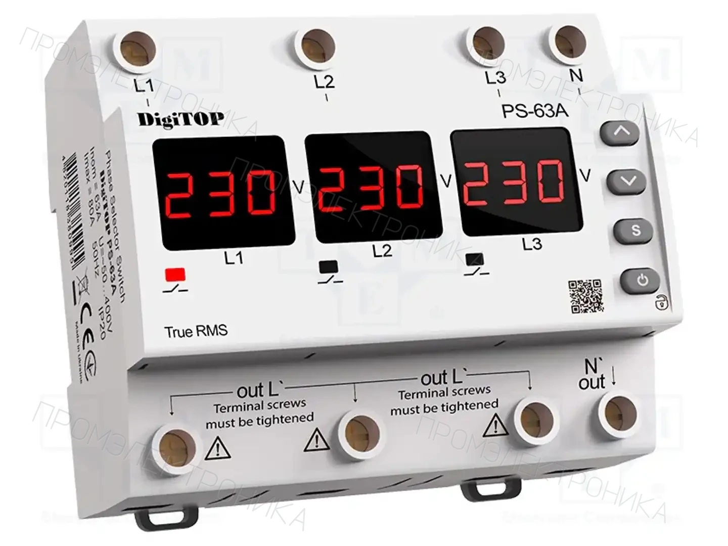 DIGITOP ELECTRIC PS-63A — Контрольные реле