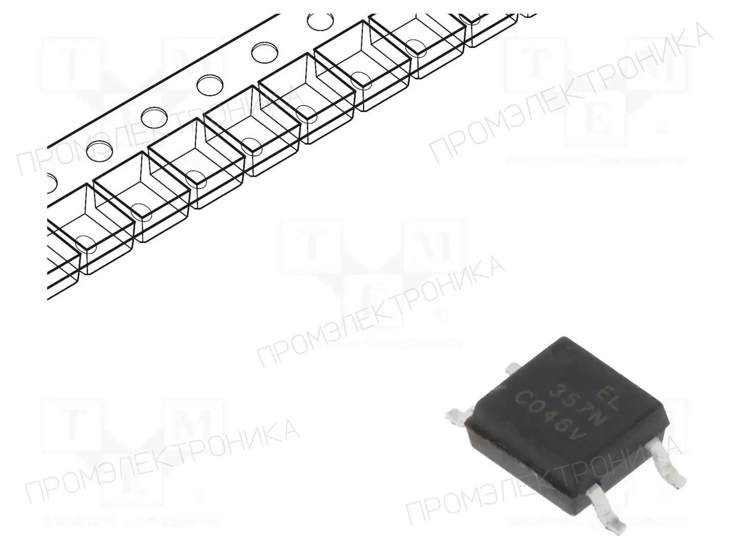 EVERLIGHT EL357N(B)(TA)-VG — Оптроны – аналоговый выход