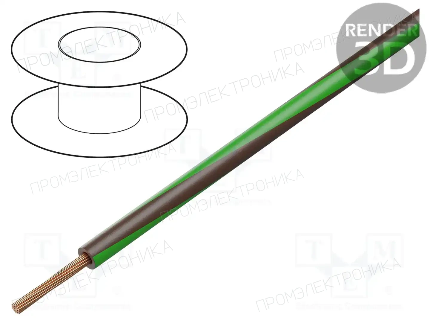 BQ CABLE LGY2.5-BR/GR — Провода одножильные - тросик