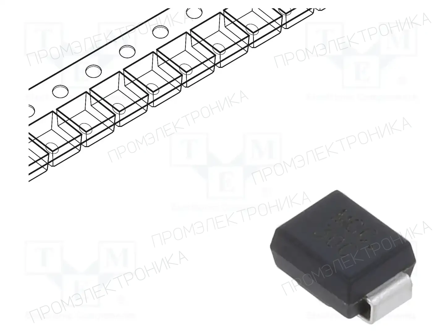 MICRO COMMERCIAL COMPONENTS SMBJP6KE30CA-TP — Диоды TVS SMD двунаправленные