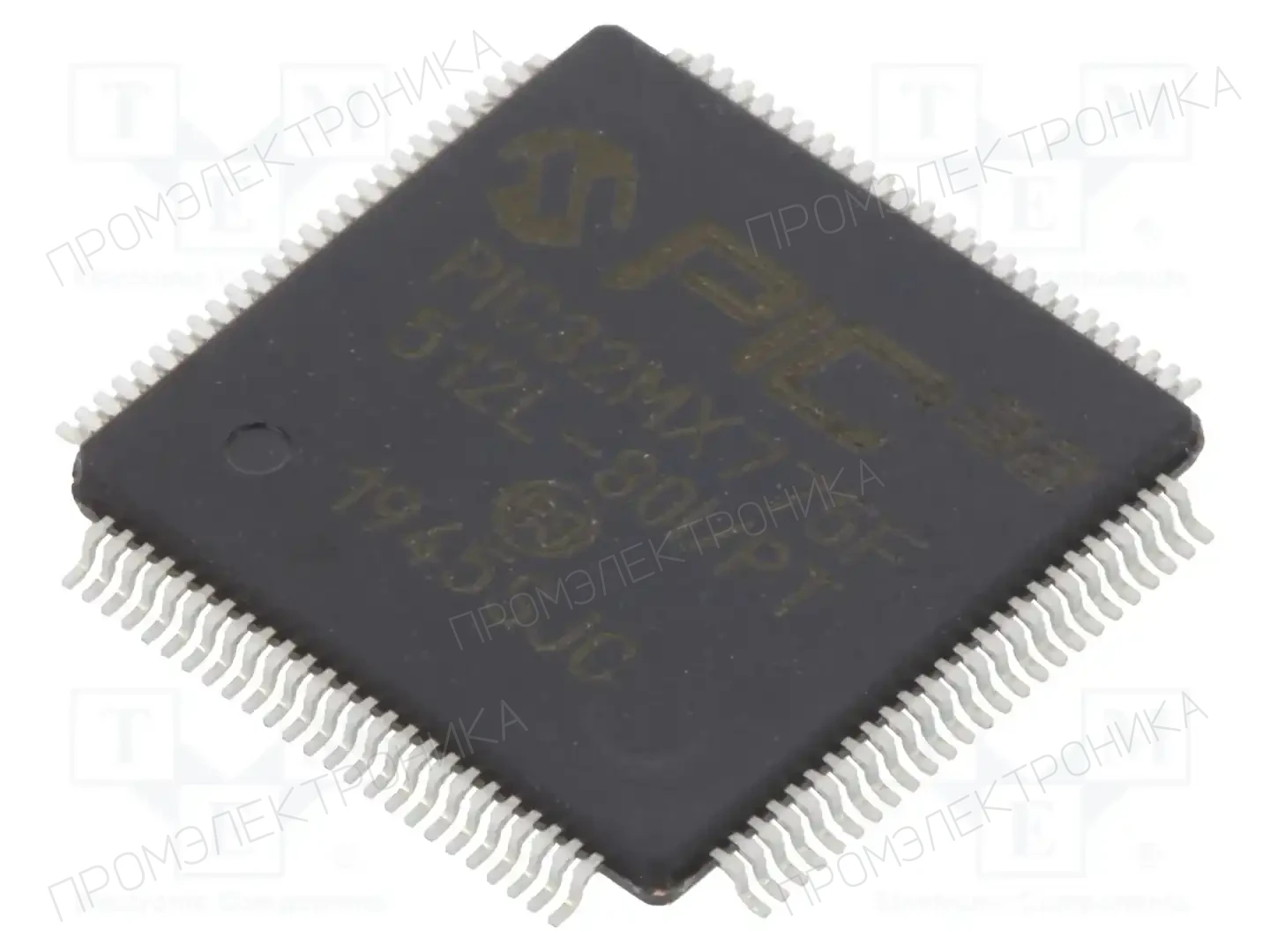 Microchip Technology PIC32MX775F512L-80I/PT — Линейка PIC32 32-bit