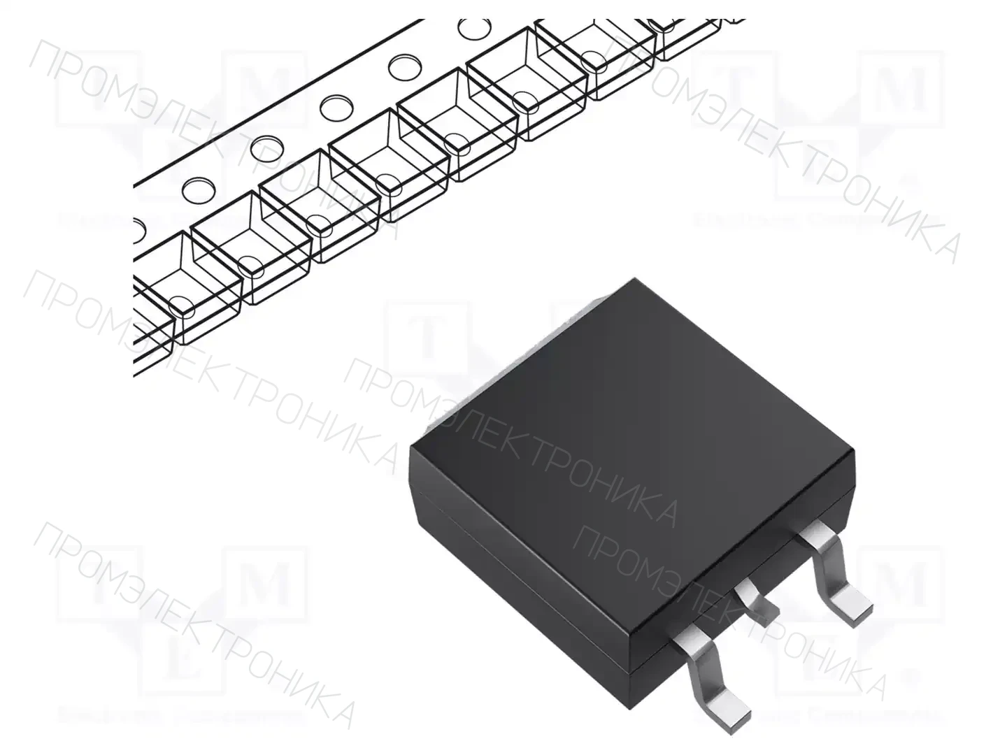 STMicroelectronics LD29080DT50R — Стабилизаторы напряжения нерегулир. LDO