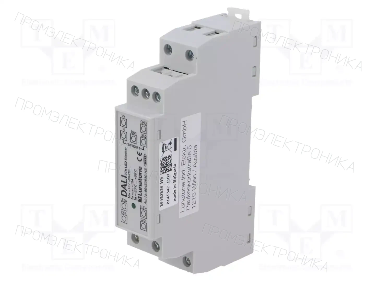 Lunatone DALI 2CH LED DIMMER 16A DIN RAIL — Блоки питания для LED