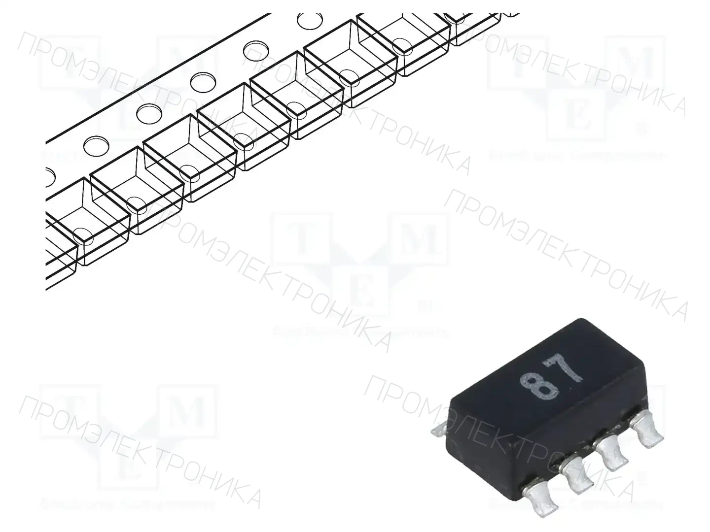 KEMET M-543CT — Противопомеховые фильтры SMD