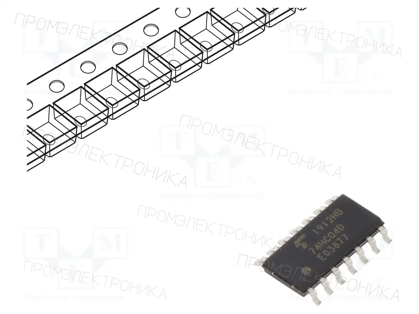 TOSHIBA 74HC04D(BJ) — Ворота, инверторы