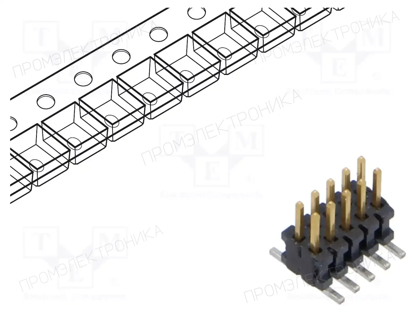 SAMTEC FTSH-105-01-L-DV-P-FR — Разъeмы пластина - пластина