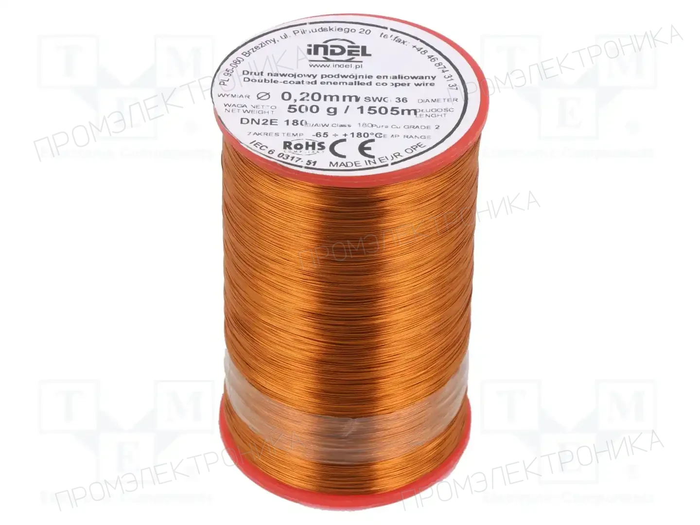 INDEL DN2E0,20-500G — Проволока обмоточная