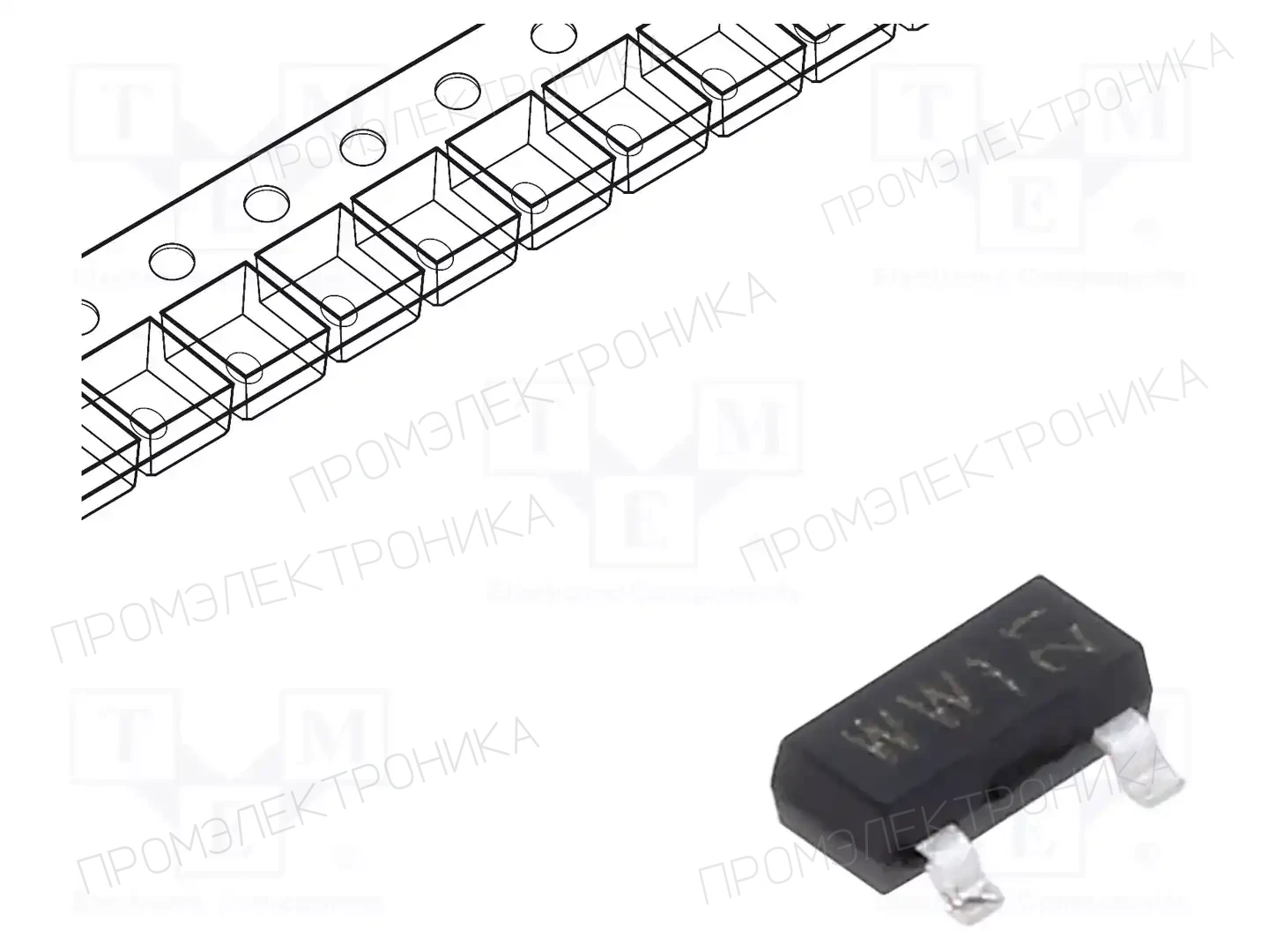 NEXPERIA BAT54C,235 — Диоды Шотки SMD