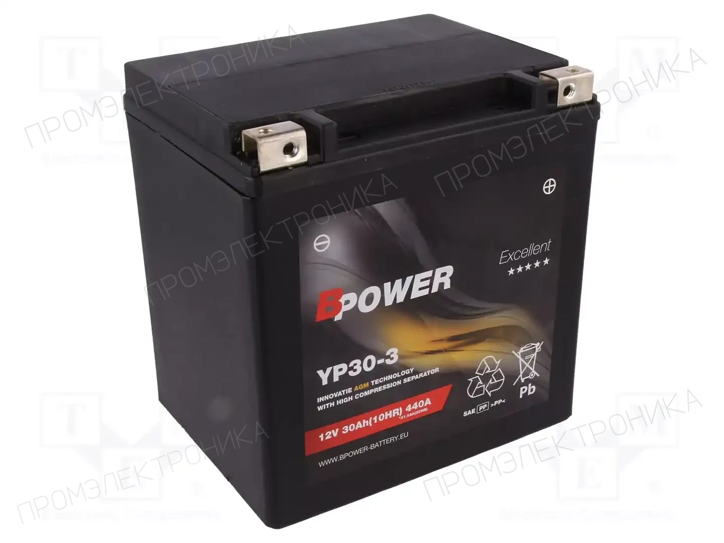 BPOWER YP30-3 — Аккумуляторы кислотные