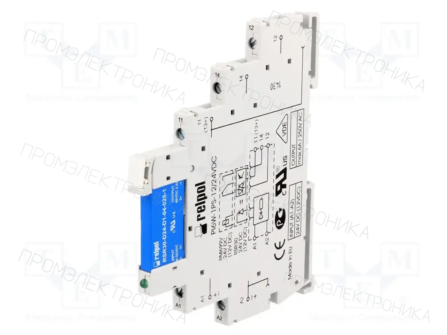RELPOL PIR6W-1PS-24VDC-C — Реле электромагн. - наборы