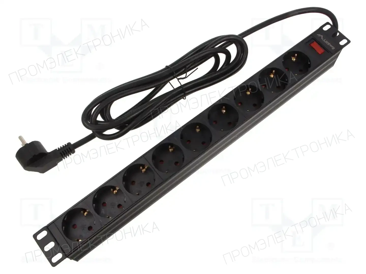 LANBERG PDU-09F-0300-BK — Планки защиты от перенапряжения
